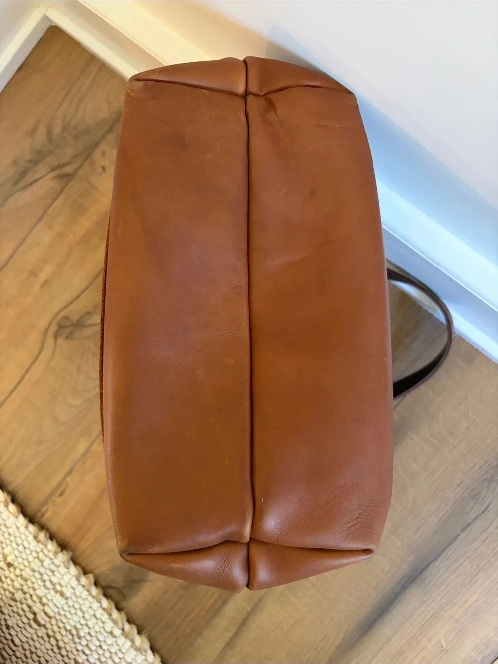 Portland Leather Classic Leather Tote Bag Honey Medium Classic
